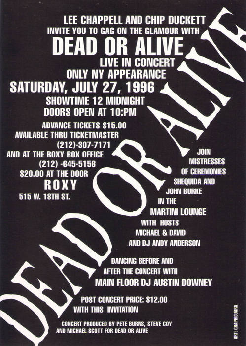 Flyer "Live at the Roxy" 27/07 Page 2